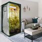 GA Grow Tent 48x48x80 4x4 Reflective Mylar Hydroponic Grow Tent with Observation Window and Waterproof Floor Tray for Indoor Plant Growing (48x48x80)
