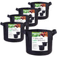 5-Pack 5 Gallon Grow Bags Heavy Duty 300G Thickened Nonwoven Plant Fabric Pots with Handles