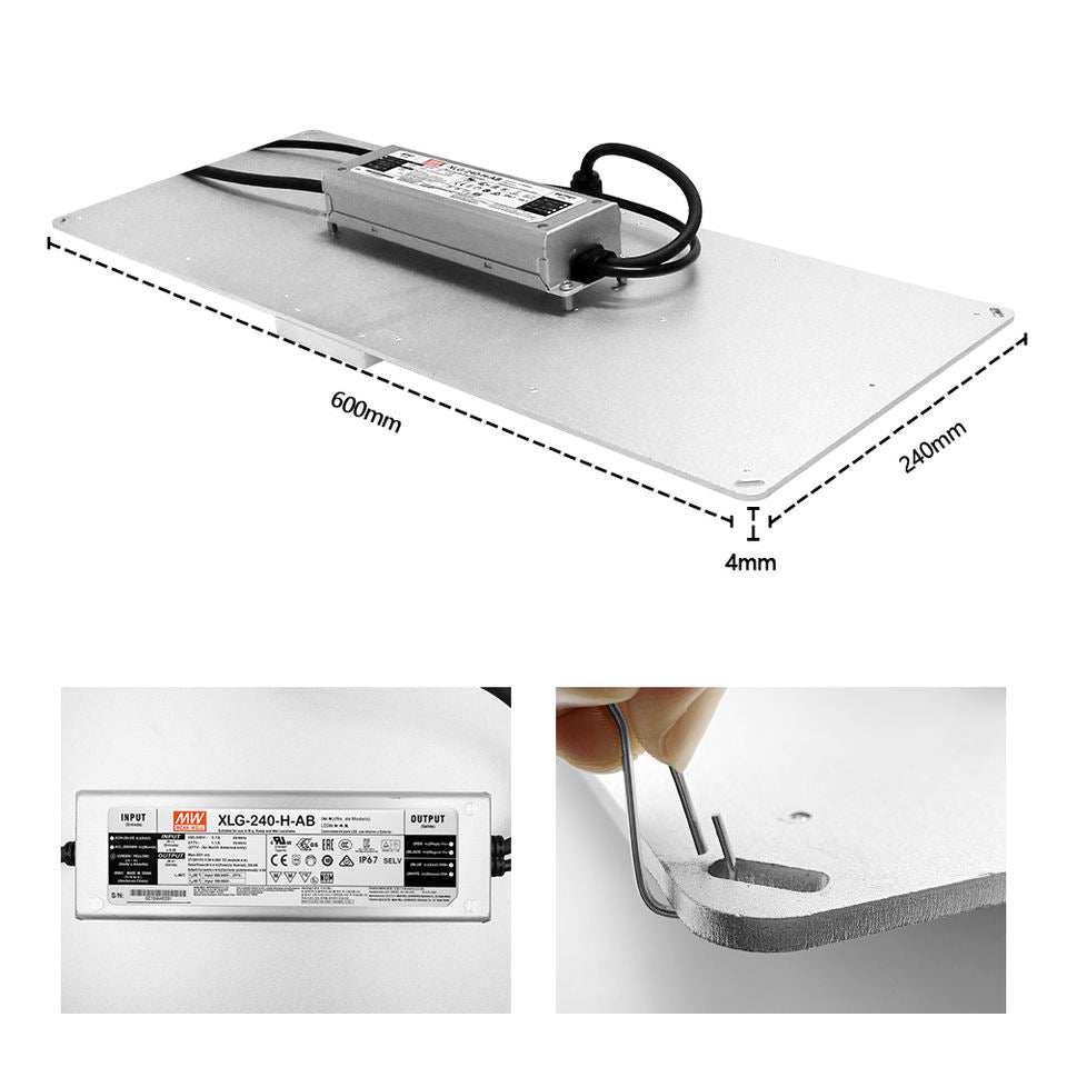 Factory Wholesale Custom Led Grow Light 200w High Quality Replacement Hps Waterproof Greenhouse Houseplants Aluminum Grow Light