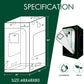 GA Grow Tent 48x48x80 4x4 Reflective Mylar Hydroponic Grow Tent with Observation Window and Waterproof Floor Tray for Indoor Plant Growing (48x48x80)