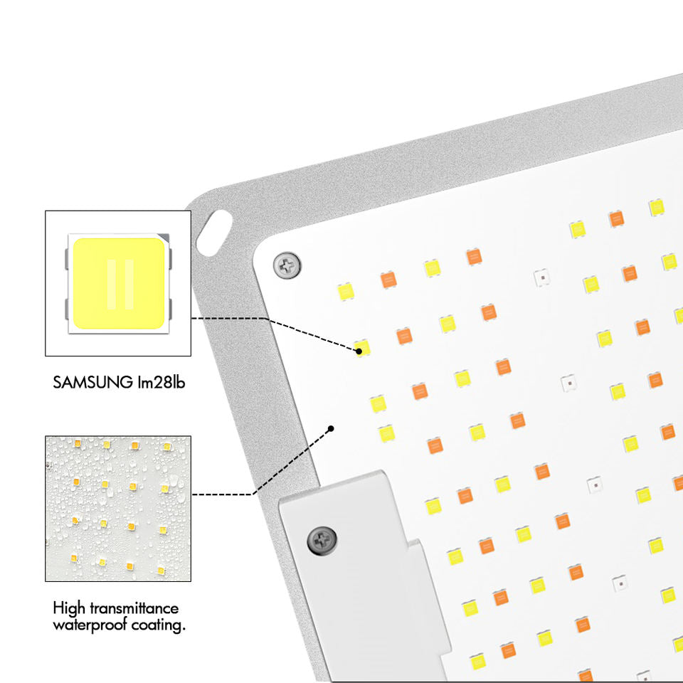 Factory Wholesale Custom Led Grow Light 200w High Quality Replacement Hps Waterproof Greenhouse Houseplants Aluminum Grow Light